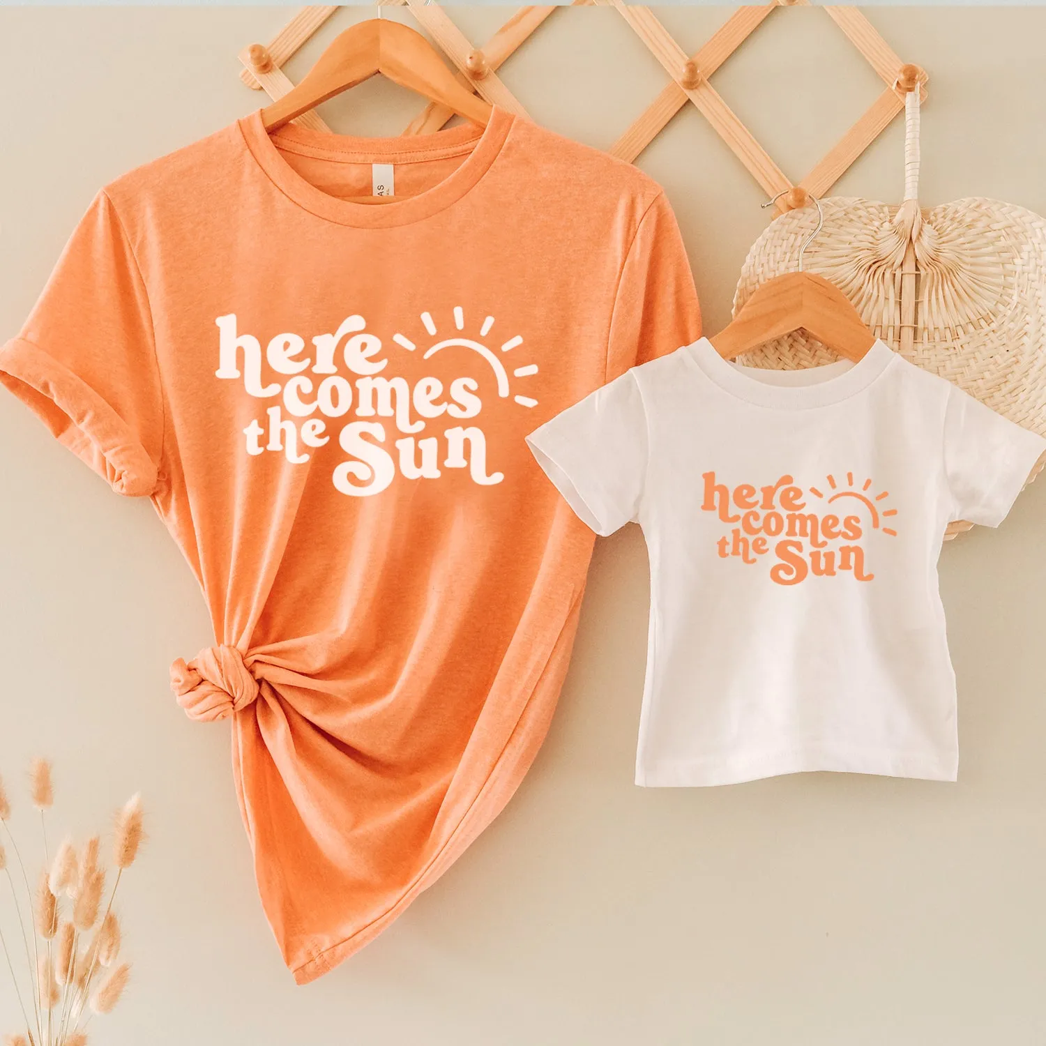 Here Comes The Sun Matching Summer T-Shirts maternity leggings online