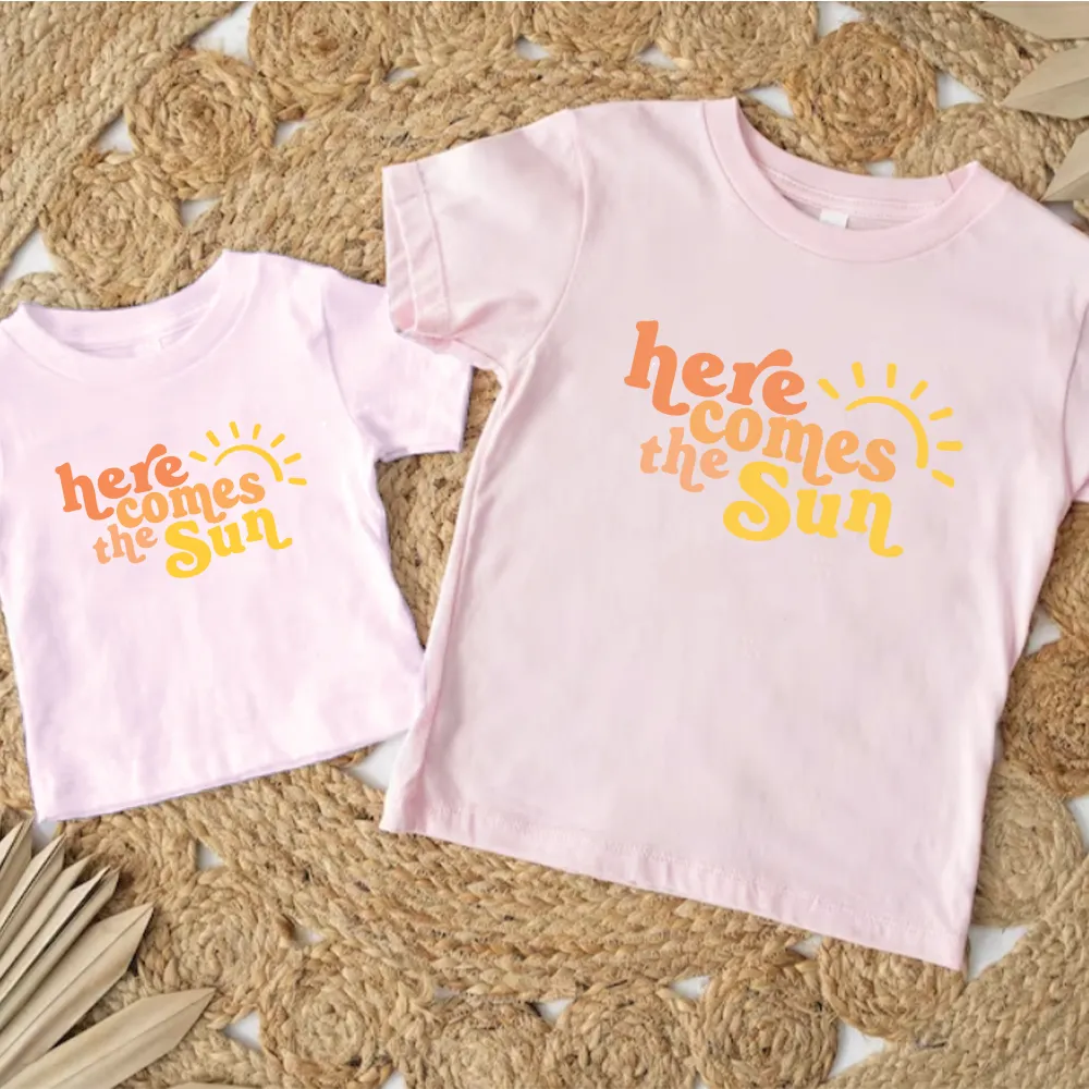 Here Comes The Sun Matching Summer T-Shirts