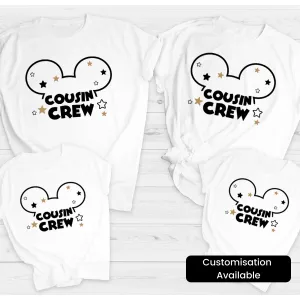Hey Ears - Cousin Crew Matching White T-Shirts maternity wear outlet
