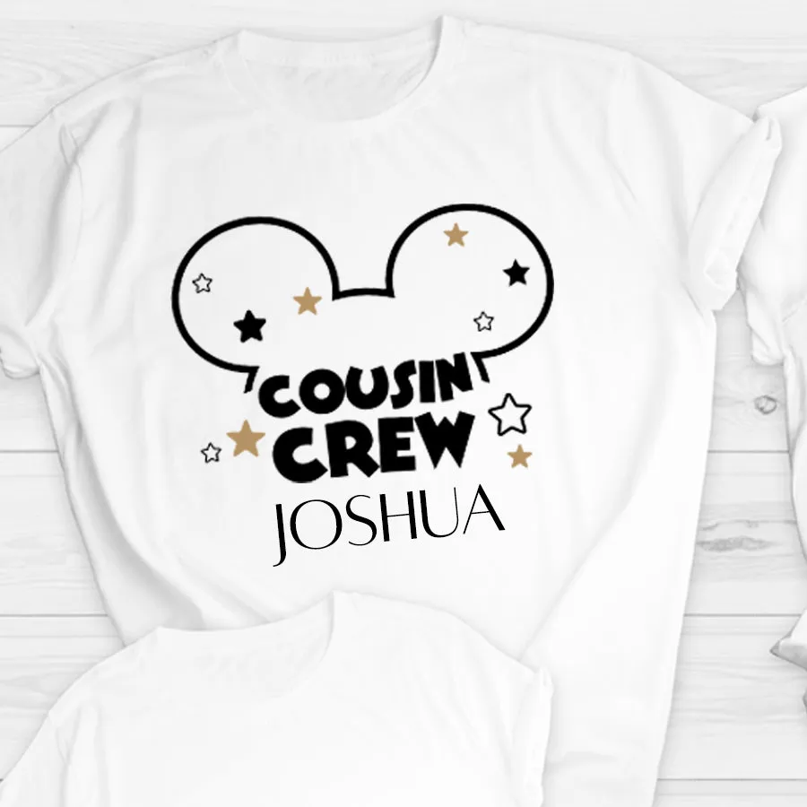 Hey Ears - Cousin Crew Matching White T-Shirts