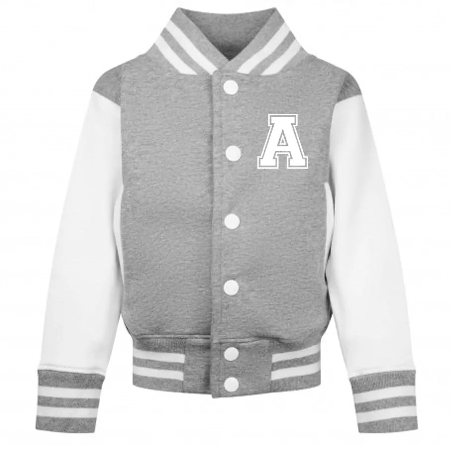 Home Run Personalised Initial Baseball Jacket (1-10 Years)
