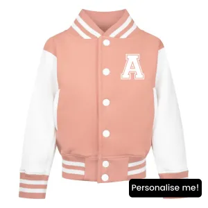 Home Run Personalised Initial Baseball Jacket (1-10 Years) boys fashion clearance