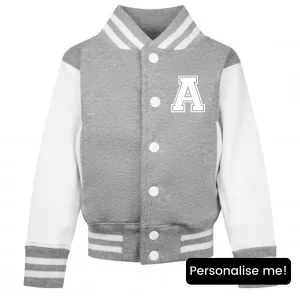 Home Run Personalised Initial Baseball Jacket (1-10 Years) boys fashion clearance
