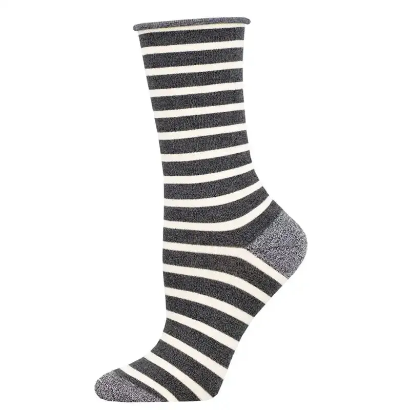 Search Deals On Cheap Women's Bamboo Stripe Roll Top Socks is free shipping worldwide, get 74% discount.