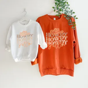 Howdy Y'all Country Mum Matching Sweatshirts nursing tops best deals