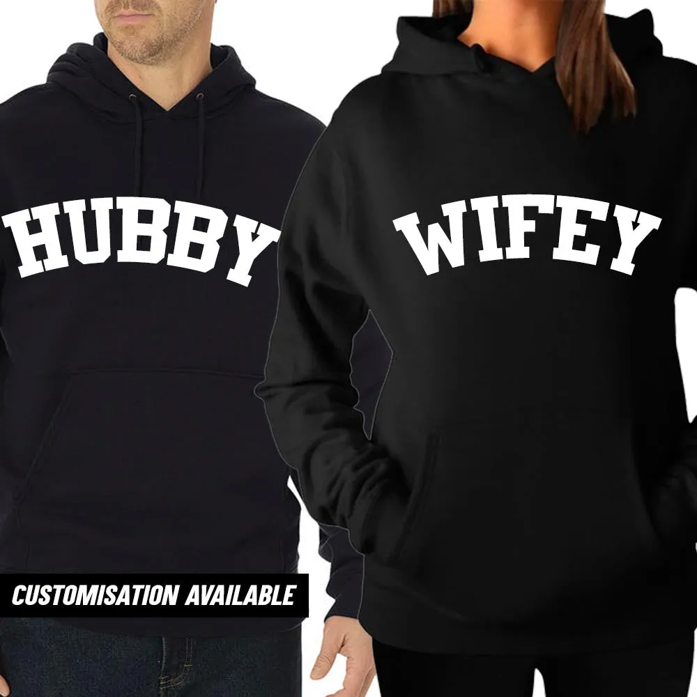 Hubby & Wifey Varsity Hoodies (MRK X) nursing bras sale
