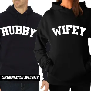 Hubby & Wifey Varsity Hoodies (MRK X) nursing bras sale