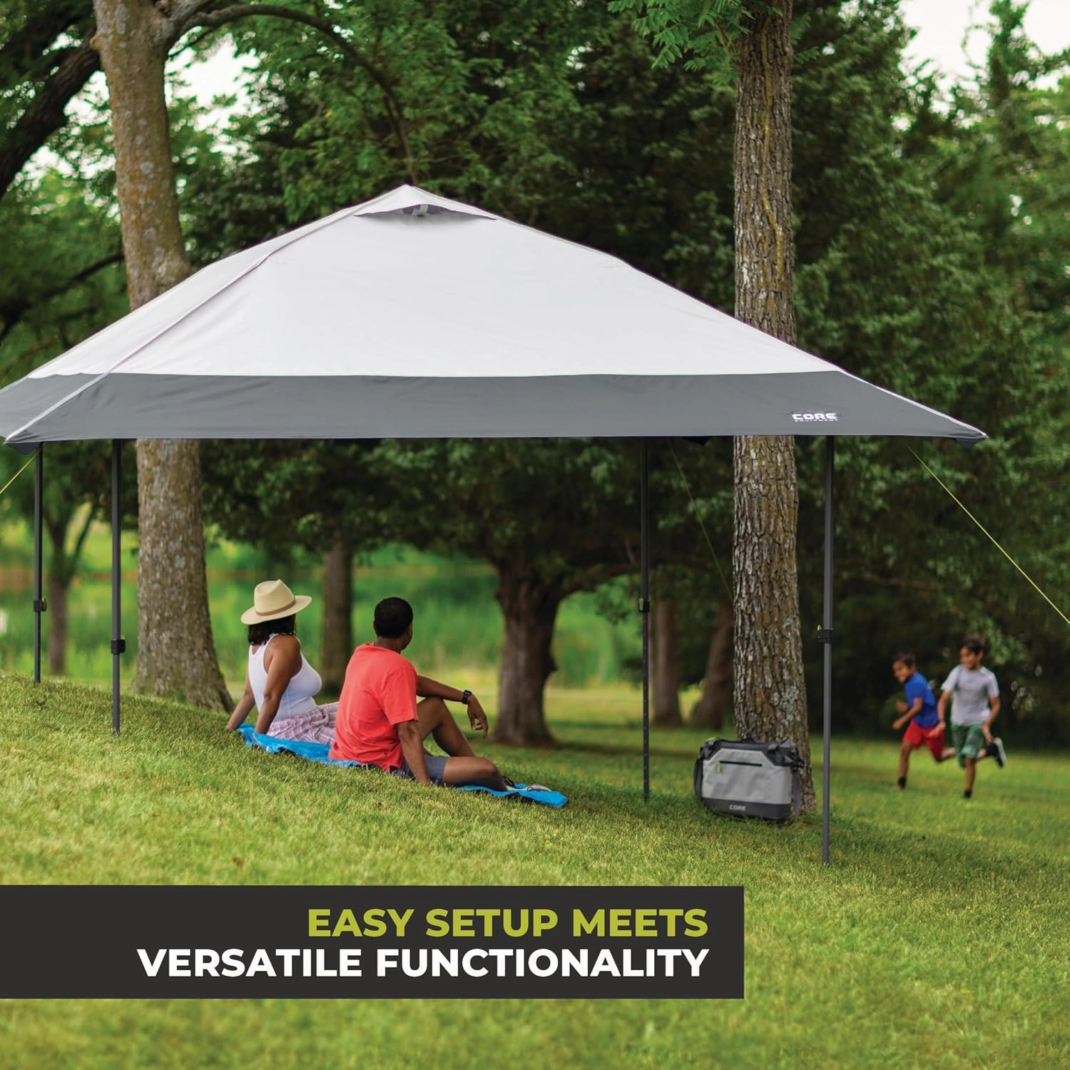 New Style & Cheap Authentic Core Equipment 40363 13' x 13' Center Push Instant Canopy, Cool Dark Gray , enjoy for your good shopping.
