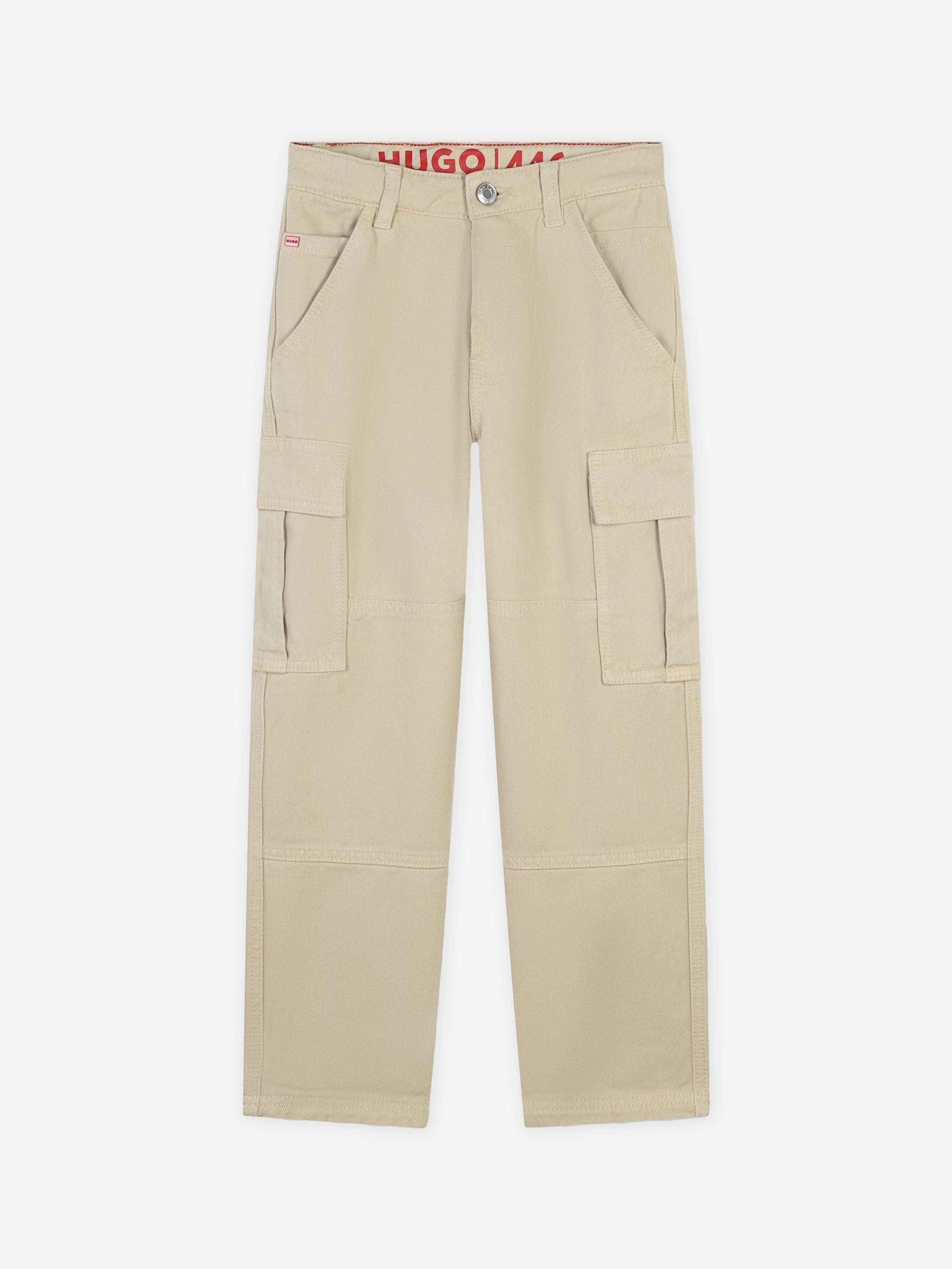 Hugo Boys Weite Hose in Beige