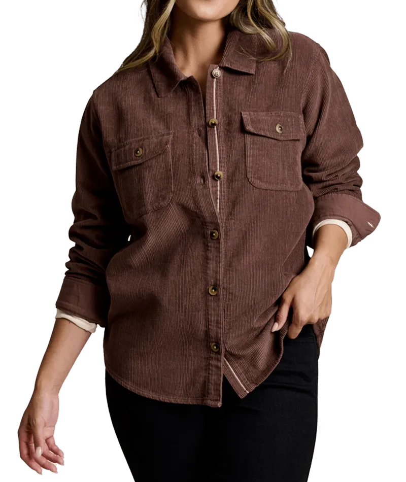 Limited Quantity Hurry Kuhl Women's Tallula Cord Shirt On Sale Now have 74% discount with free shipping worldwide, bottom price, place order on our site to get discount Items.