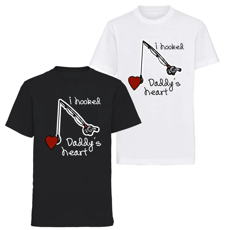 I Hooked Daddy T-Shirt (MRK X) mens dad clothes online