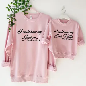 I Made You Look Matching Sweaters maternity wear outlet