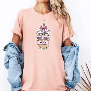 Iced Coffee Girly T-Shirt pregnancy jeans best price