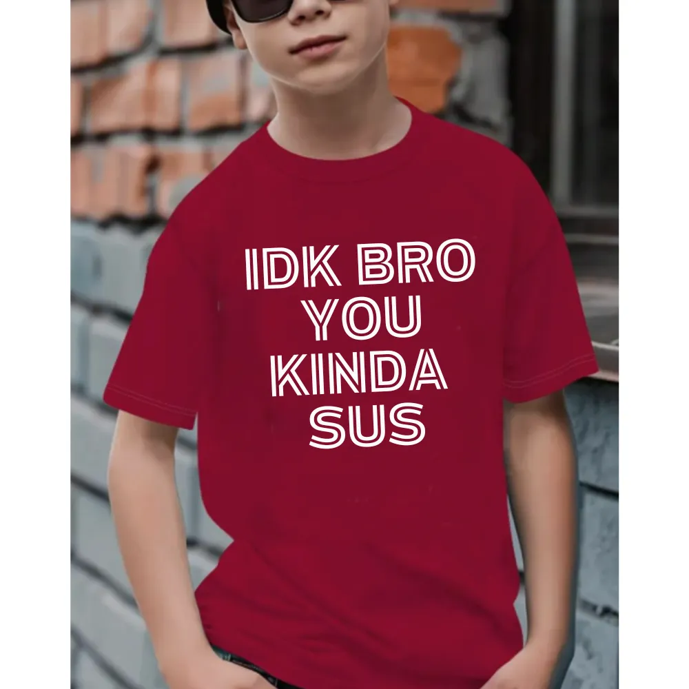 IDK Bro T-Shirt boys apparel promo code