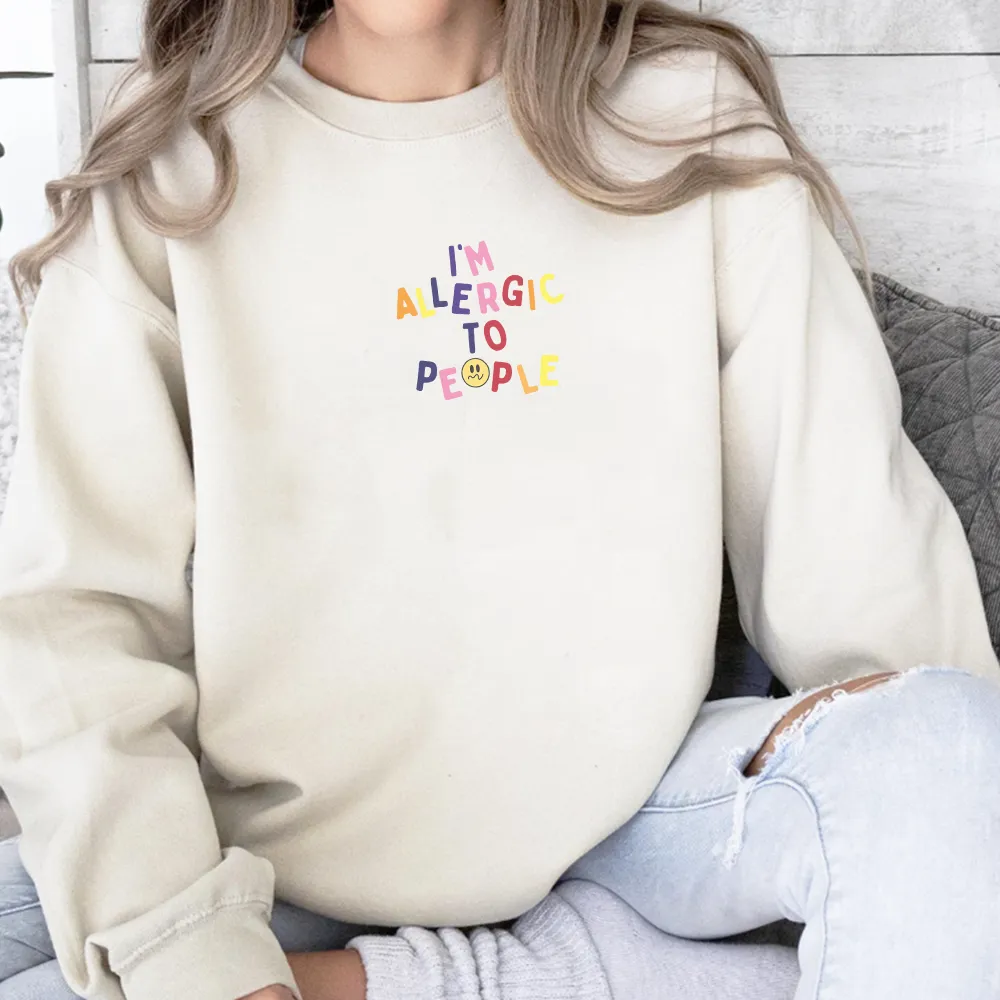 I'm Allergic To People Women's Sweatshirt postpartum clothes sale