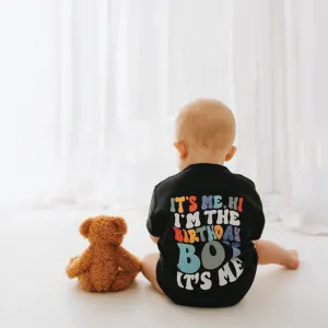 I'm The Birthday Boy "Hi" Front & Back Graphic Tee boys clothes cheap sale
