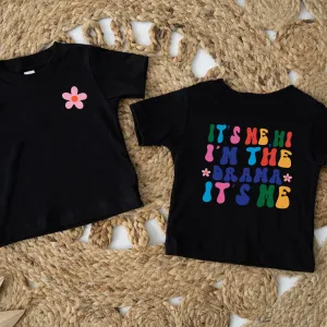 I'm The Drama, It's Me Kids T-shirt girls pajamas promo