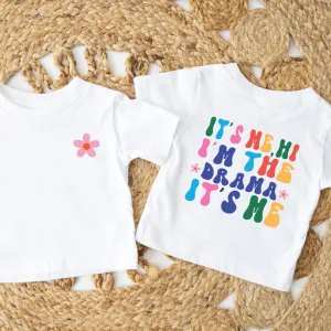 I'm The Drama, It's Me Kids T-shirt girls pajamas promo