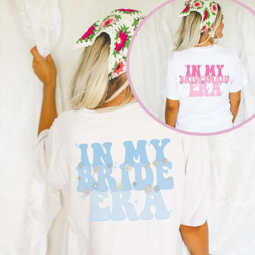 In my Bride & Bridesmaid Era Back Logo Women's T-shirt nursing bras sale