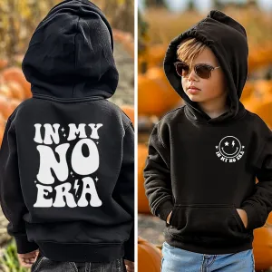 In My No Era Back Logo Hoodie boys fashion clearance