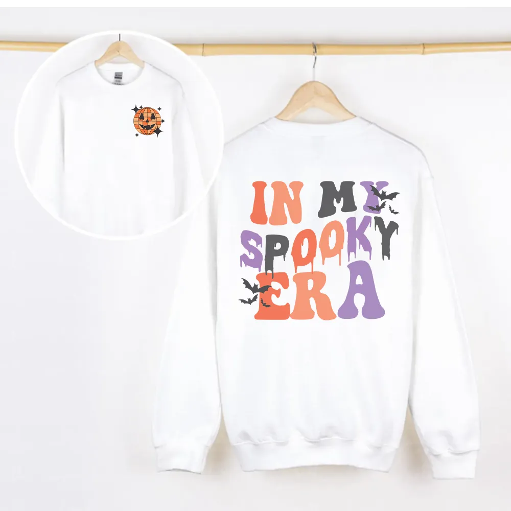 In My Spooky Era Kids Front & Back Logo Sweatshirt girls skirts clearance
