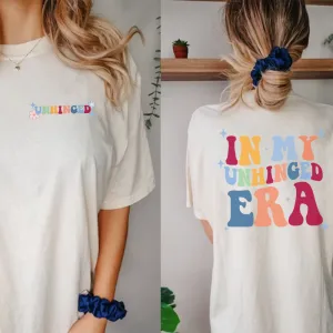 In My Unhinged Era Front & Back Logo T-shirt maternity dresses promo