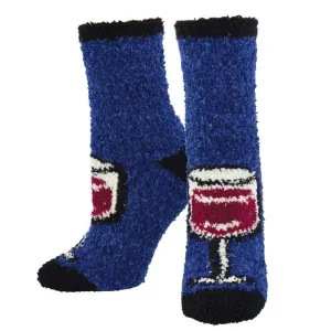 75%off Discount Innovative 'Wine Wednesday' Printed Plush Women's Socks Best Selling . 100% Cheap Items in our store with high quality and free shipping!