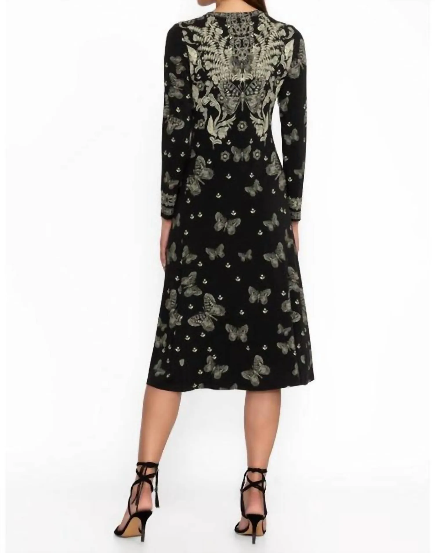 Janie Favorite A-Line Knit Dress In Farfalla  Joan