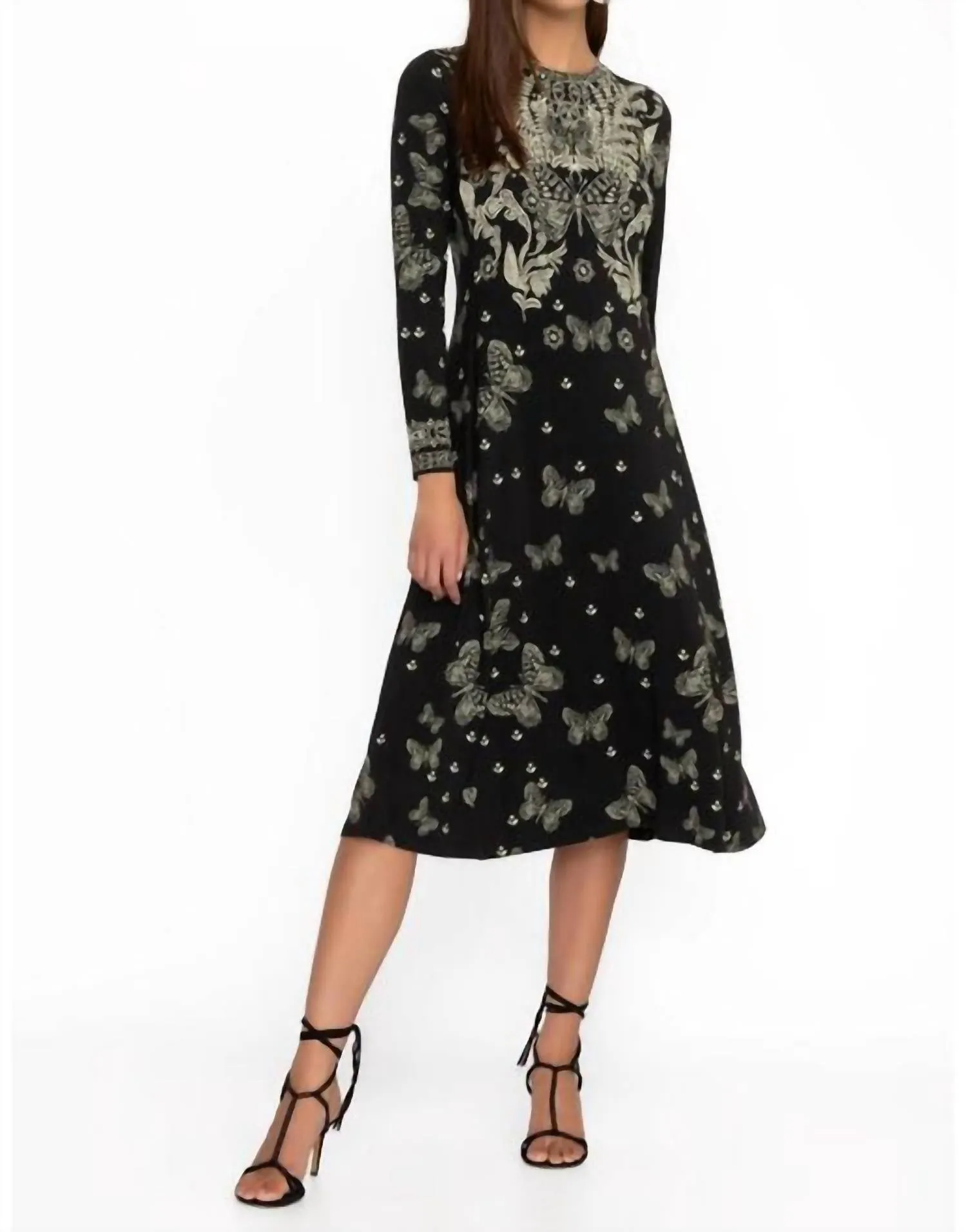 Janie Favorite A-Line Knit Dress In Farfalla  Joan