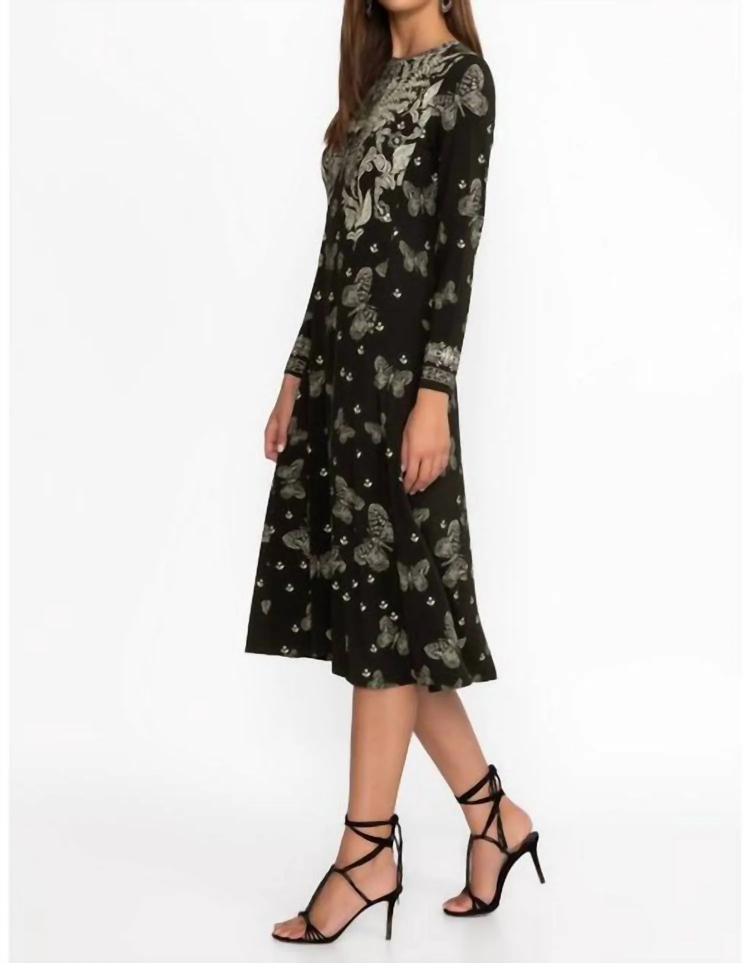 Janie Favorite A-Line Knit Dress In Farfalla  Joan