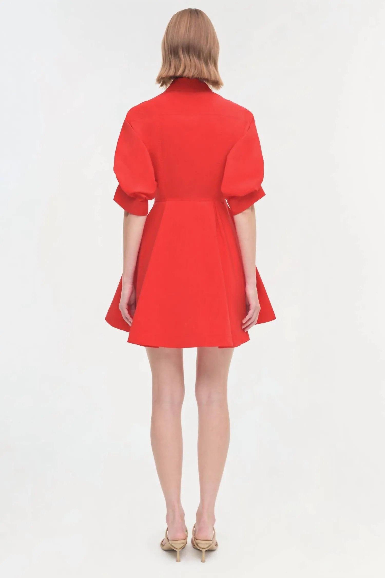 Jazzie Mini Dress In Fiery Red