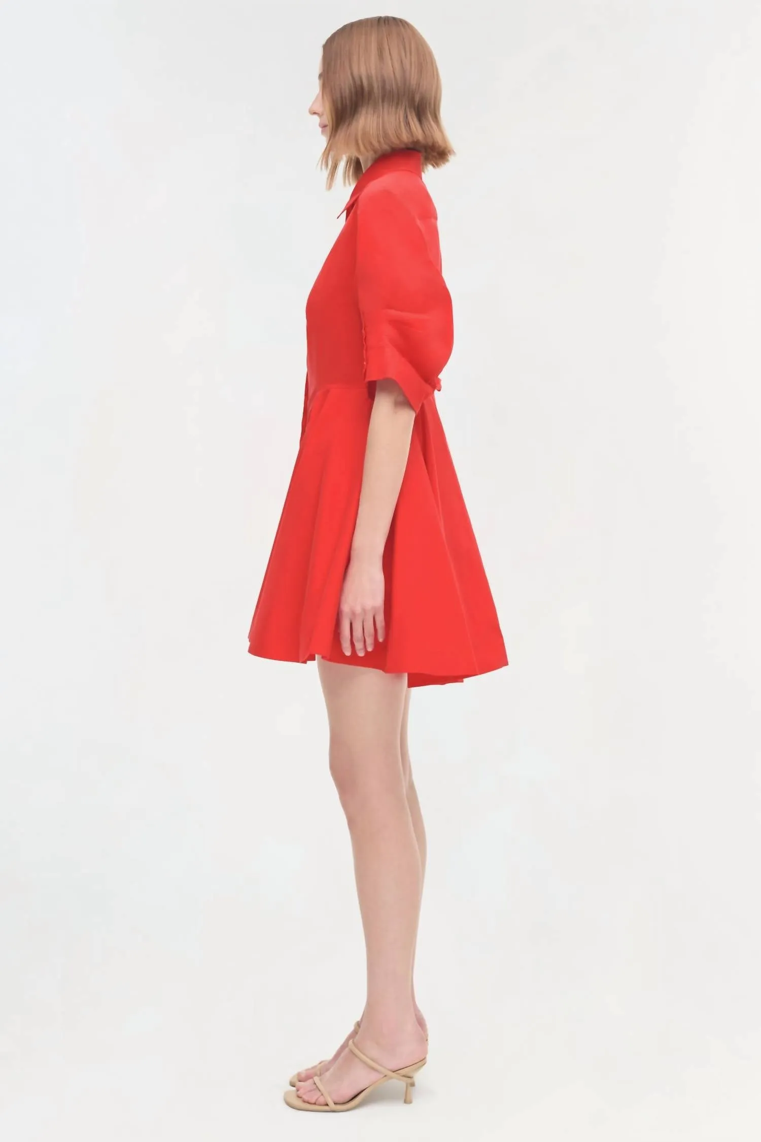 Jazzie Mini Dress In Fiery Red