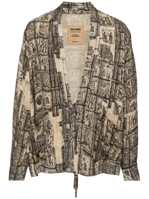 Jester Abstract-Pattern Jacket winter jackets clearance