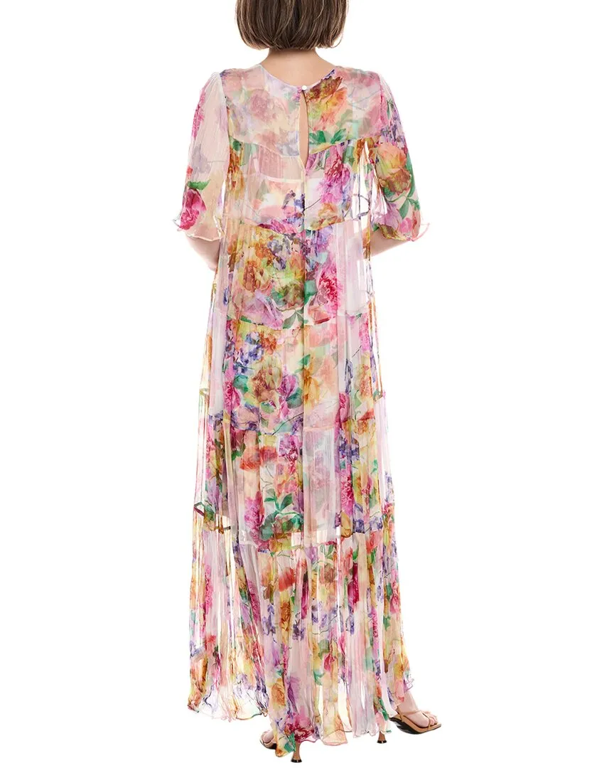 Johnny Was Petite Fionna Silk Maxi Dress