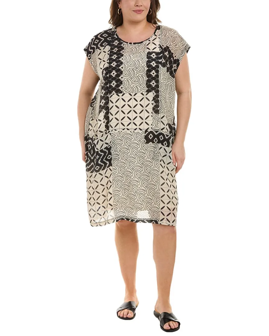 Johnny Was Plus Marasusa Silk Shift Dress