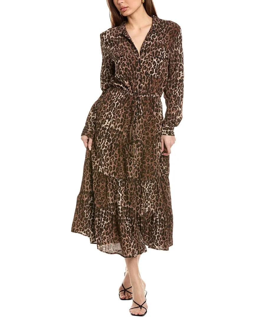Johnny Was Western Tier Midi Dress