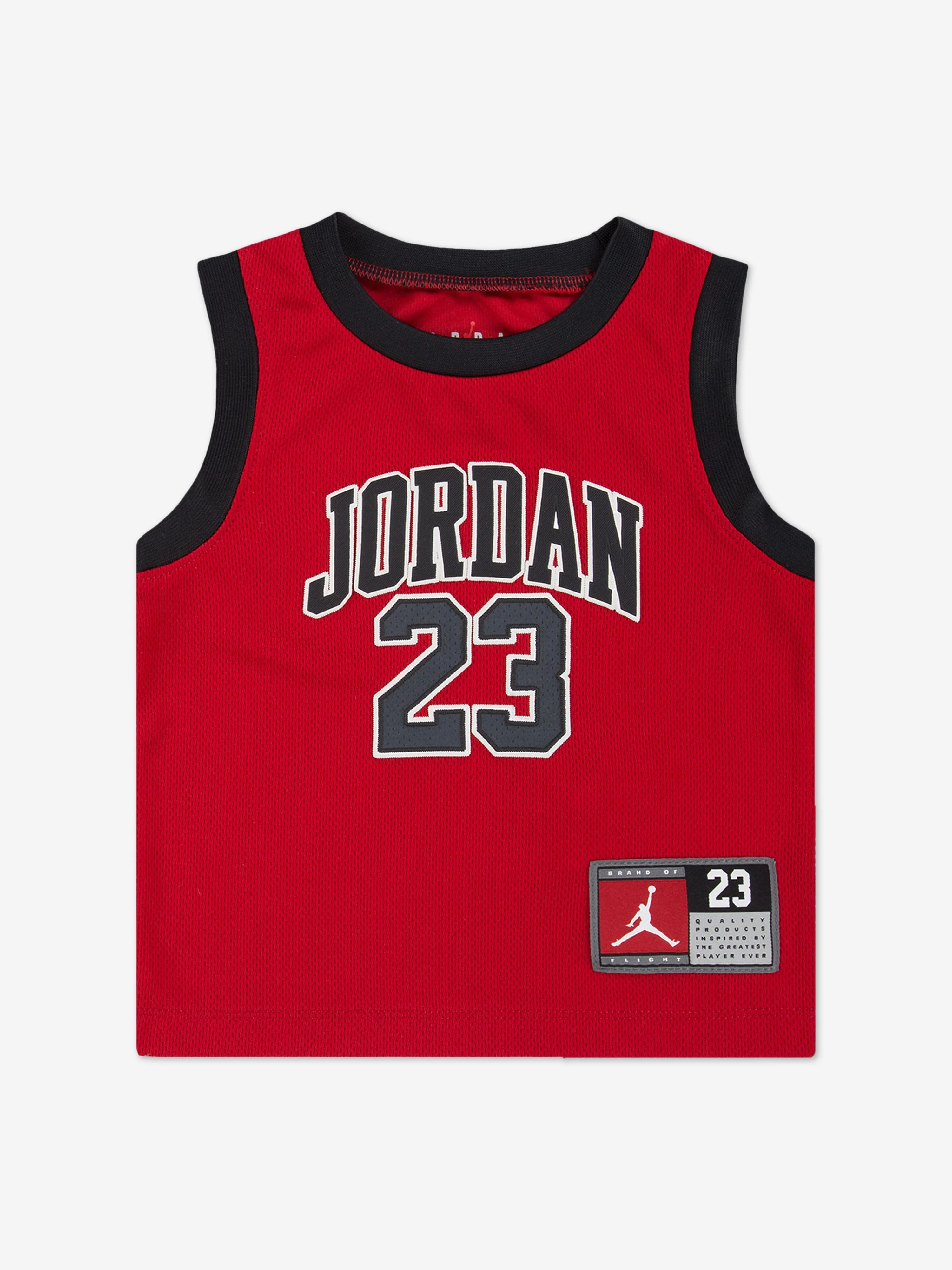 Jordan Boys 23 Jersey Short-Set in Schwarz