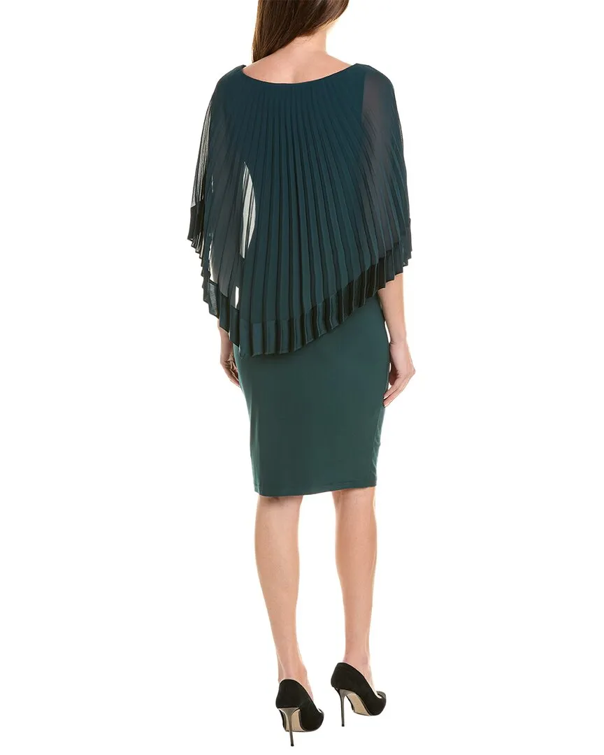 Joseph Ribkoff Pleated Sheath Dress