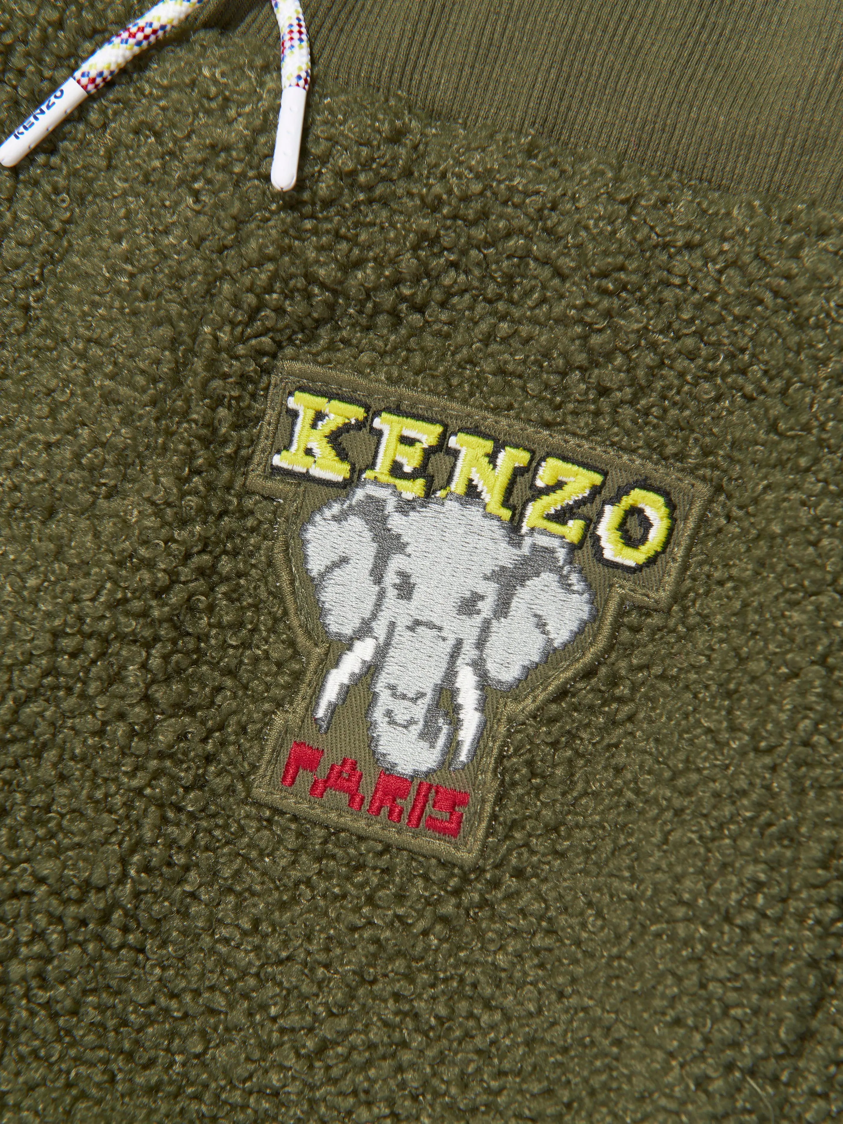 KENZO Jogginghose für Jungen aus Kunst-Sherling in Khaki