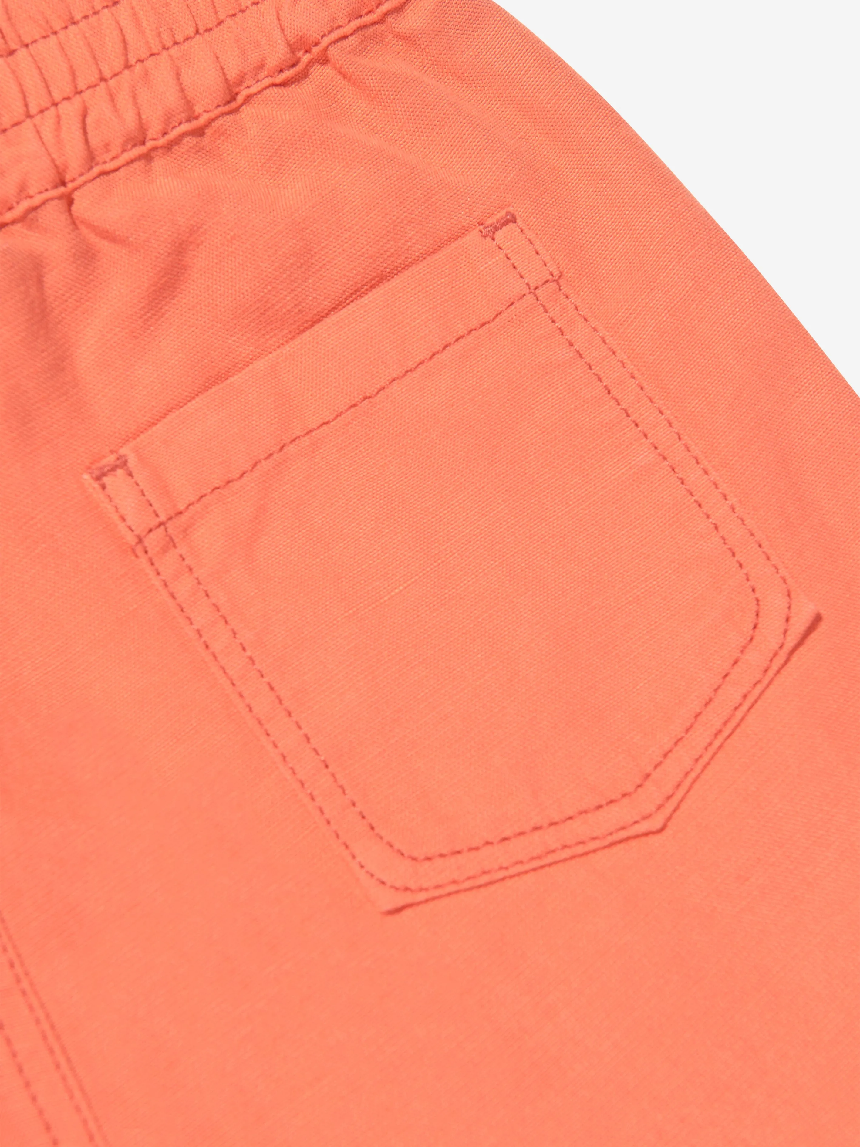 KENZO Boys Logo Bermuda-Shorts in Rot