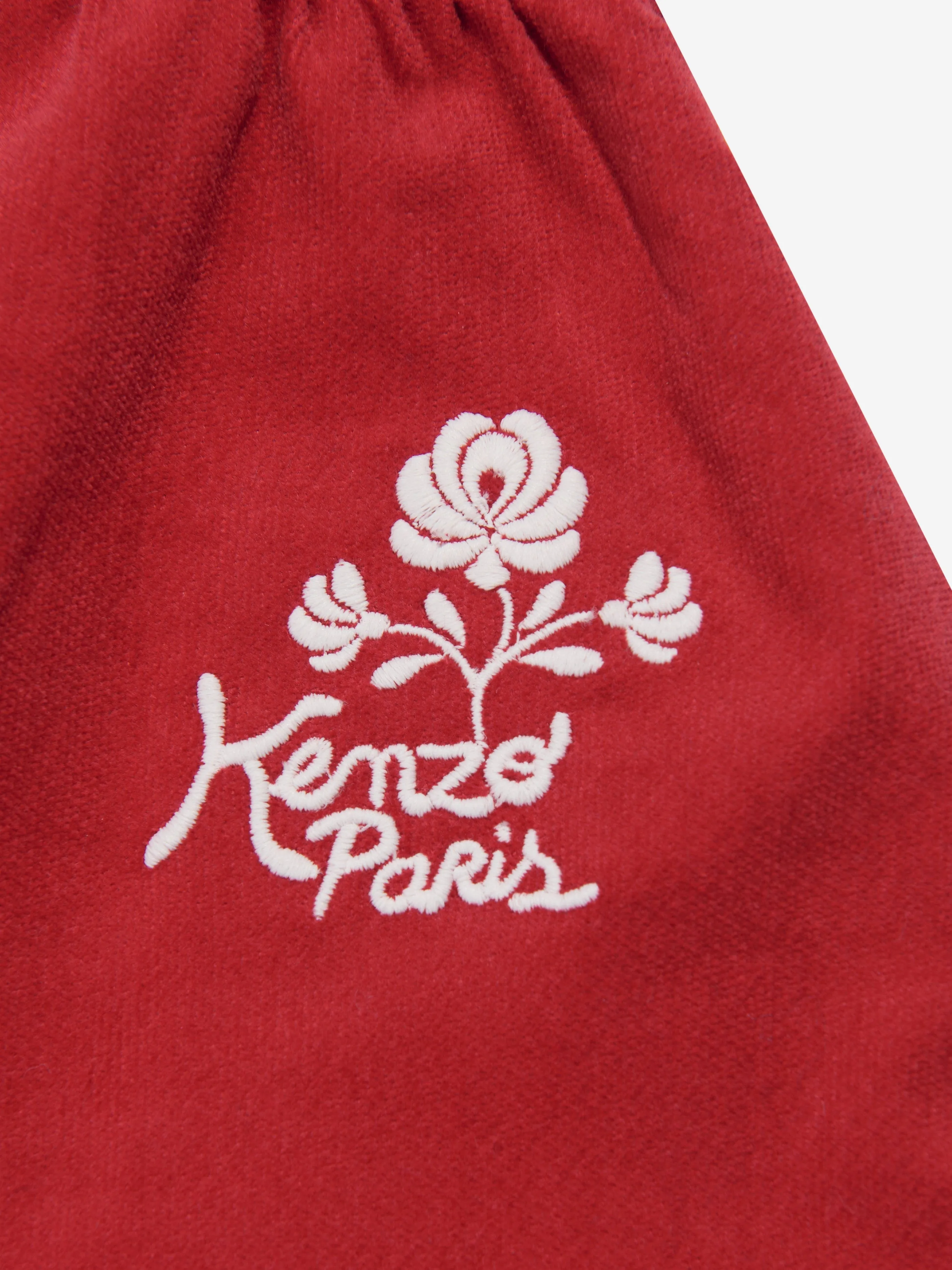KENZO Mädchen Palatin Samtrock in Rot