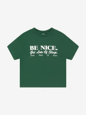 Kids Be Nice T-Shirt in Grün