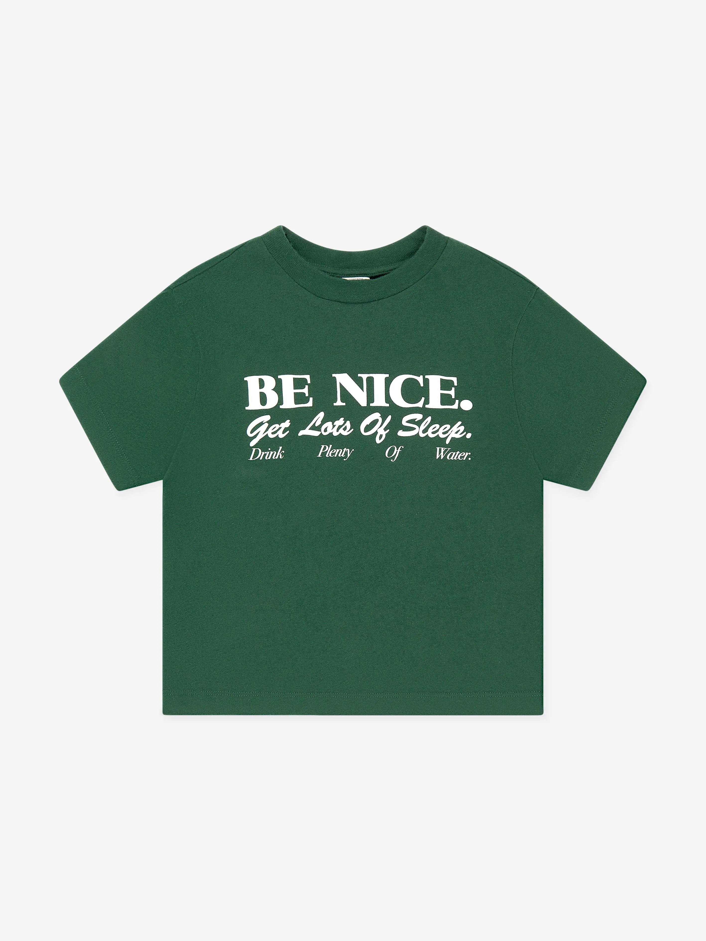 Kids Be Nice T-Shirt in Grün