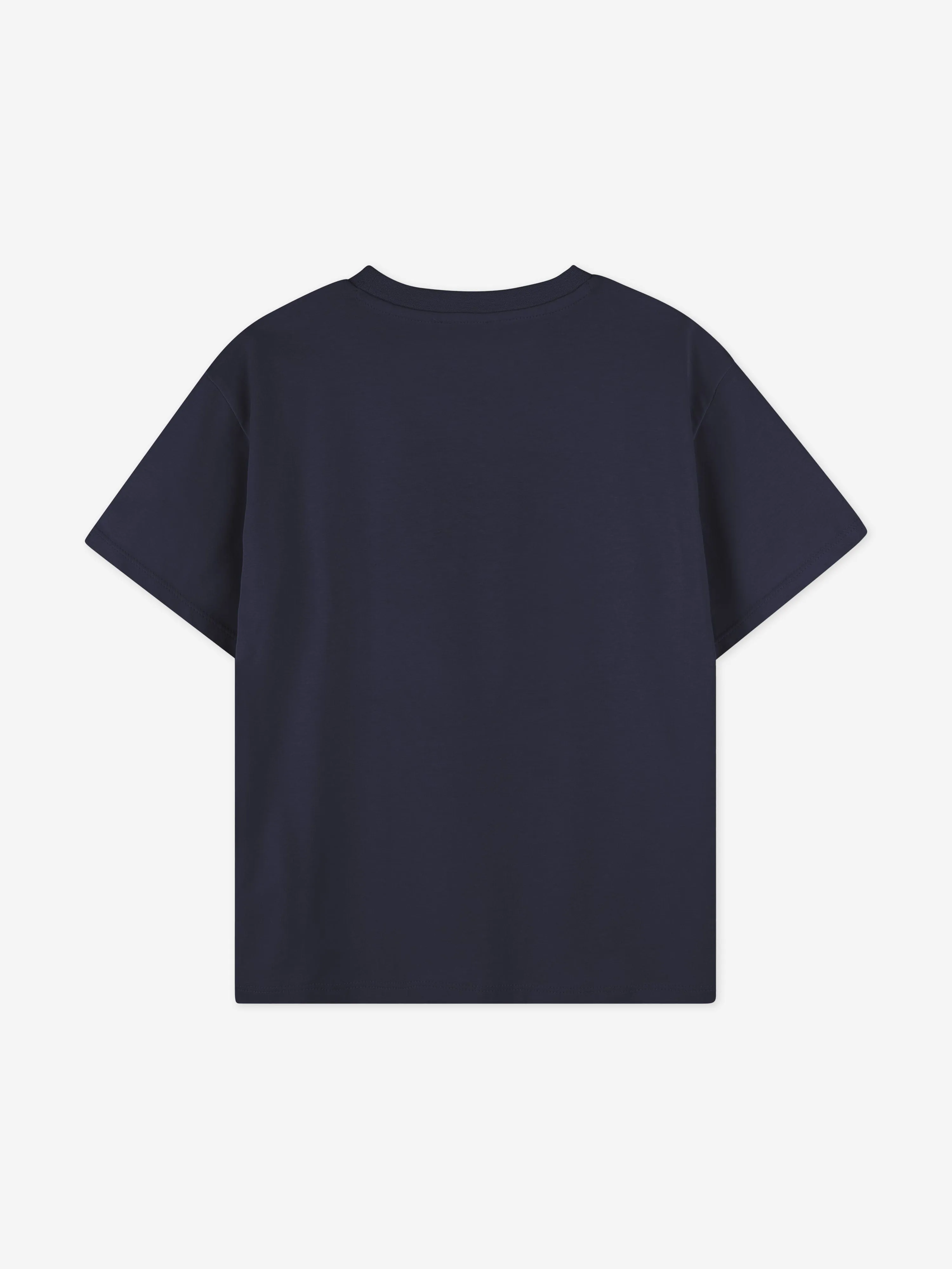 Kids Boke Blumen T-Shirt in Marineblau