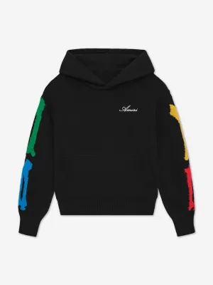 Kids Bones Hoodie in Schwarz