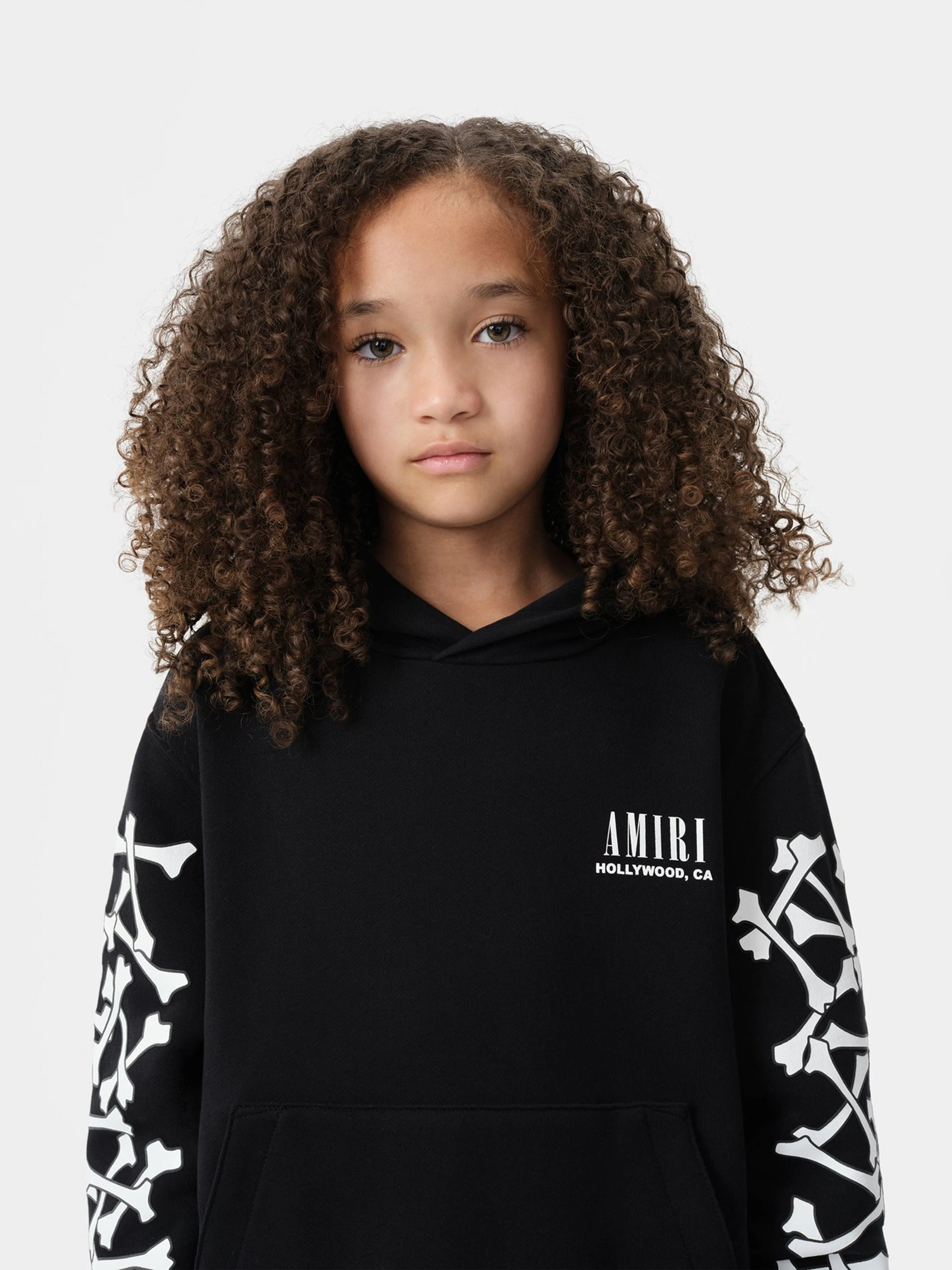 Kids Bones Hoodie in Schwarz
