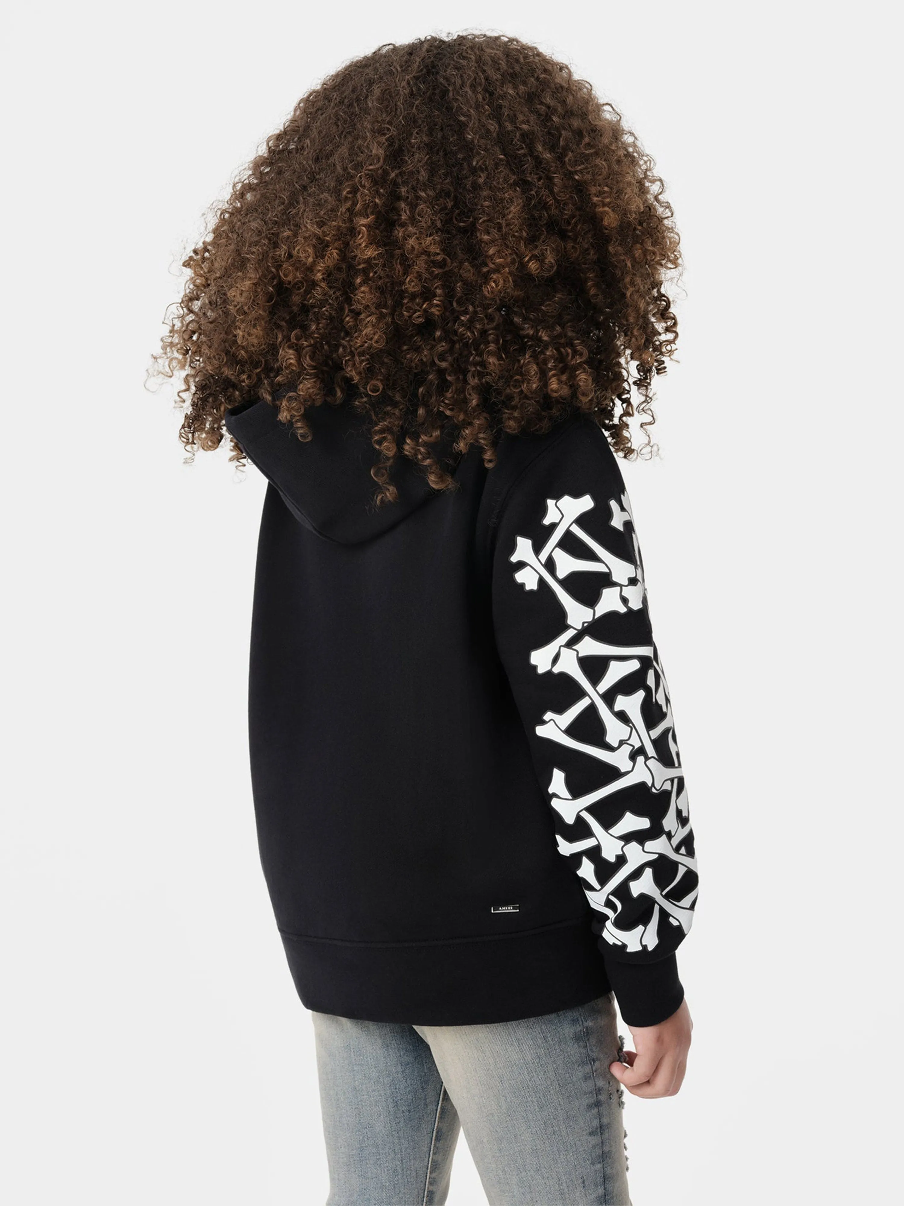 Kids Bones Hoodie in Schwarz