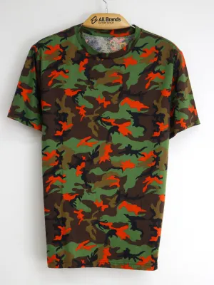 Kinder Jungen T-Shirt mit Tarnmuster, Mehrfarbig