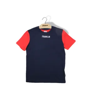 Farbblock-Oberteil für Jungen, Marineblau