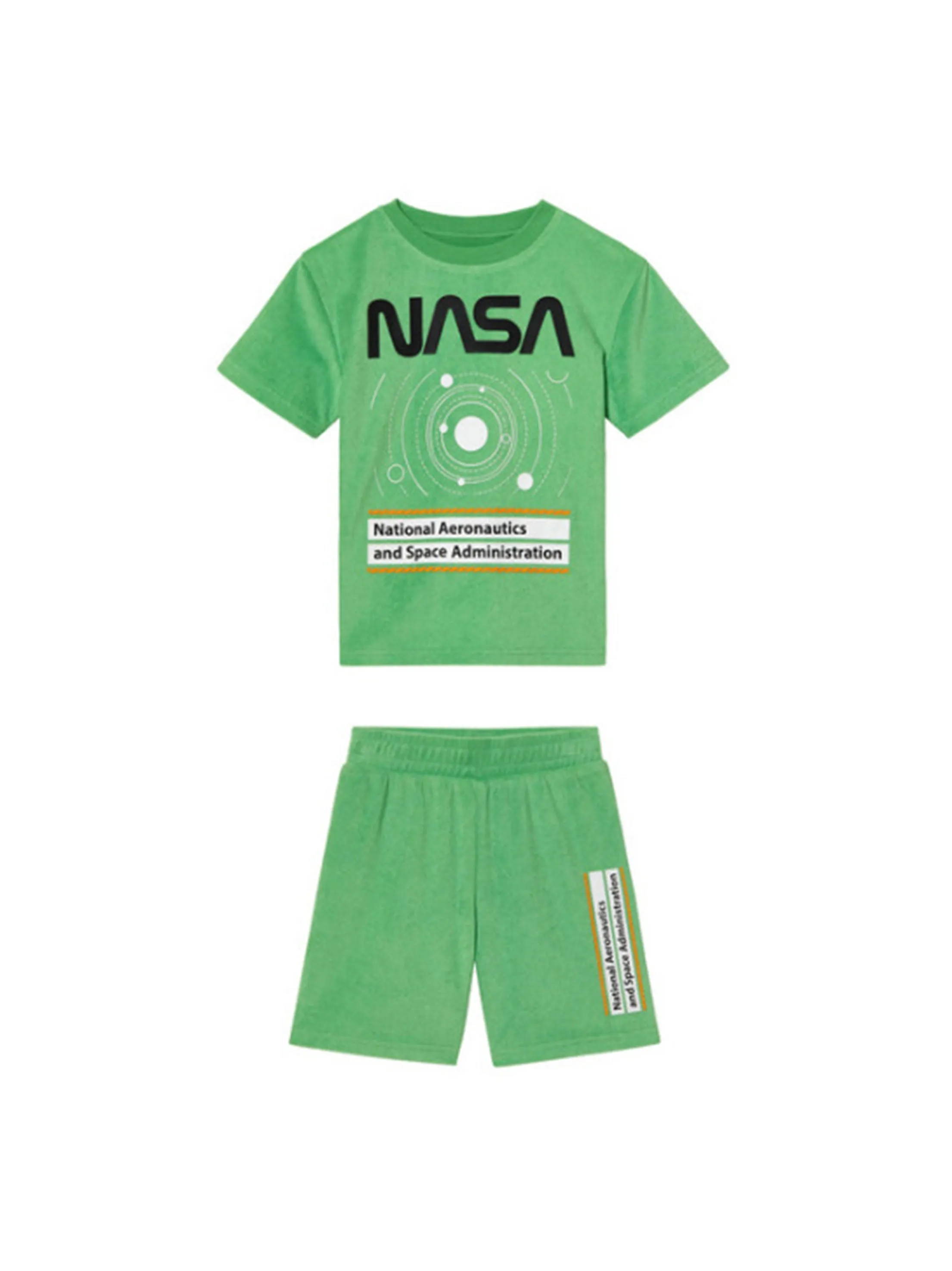 Kinder Jungen 2-teiliges T-Shirt & Shorts Set, Grün